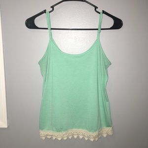 Full Tilt Essentials Seafoam Green Tank Top